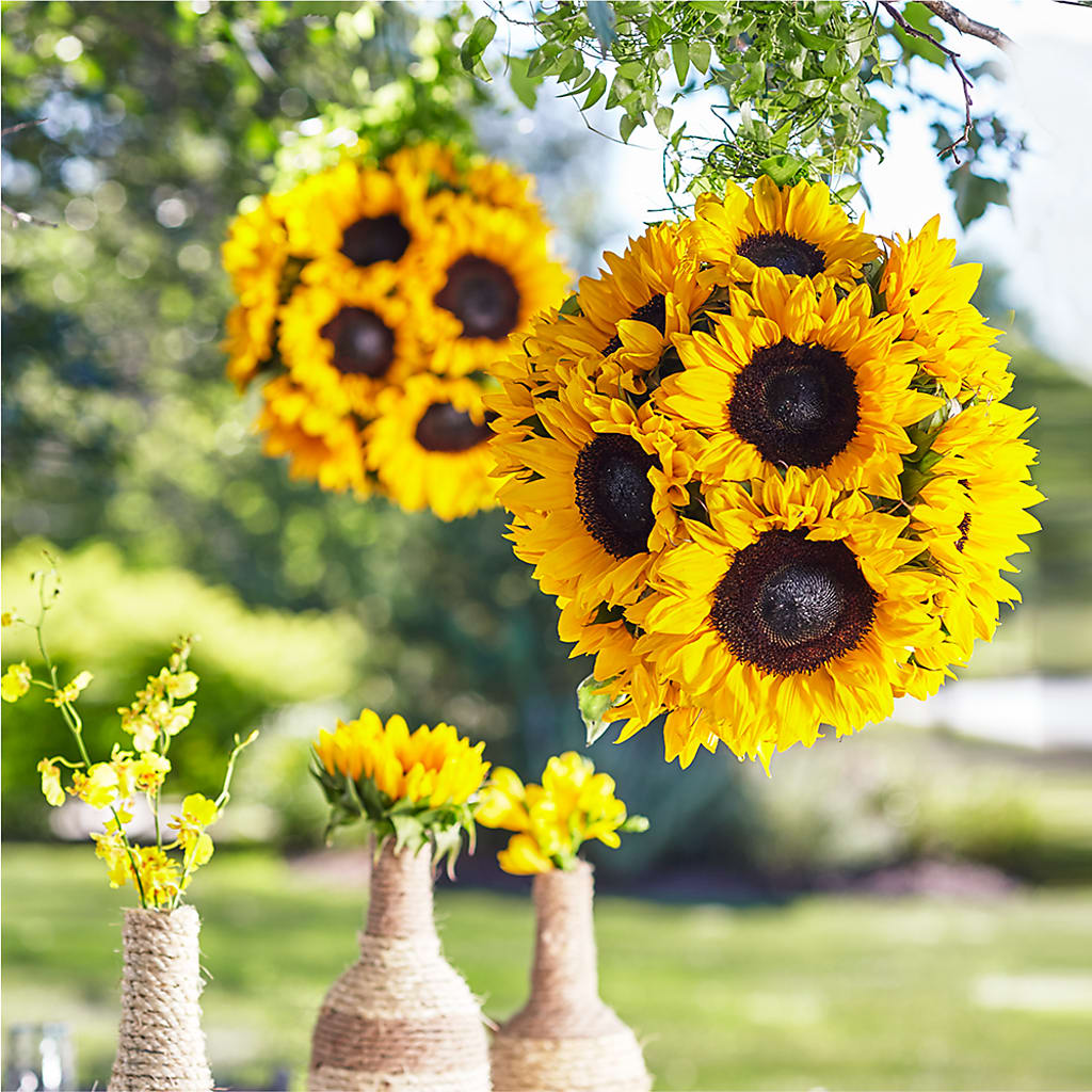 Sublime Garden Hanging Arrangement –  Magical Flowers, Naples FL