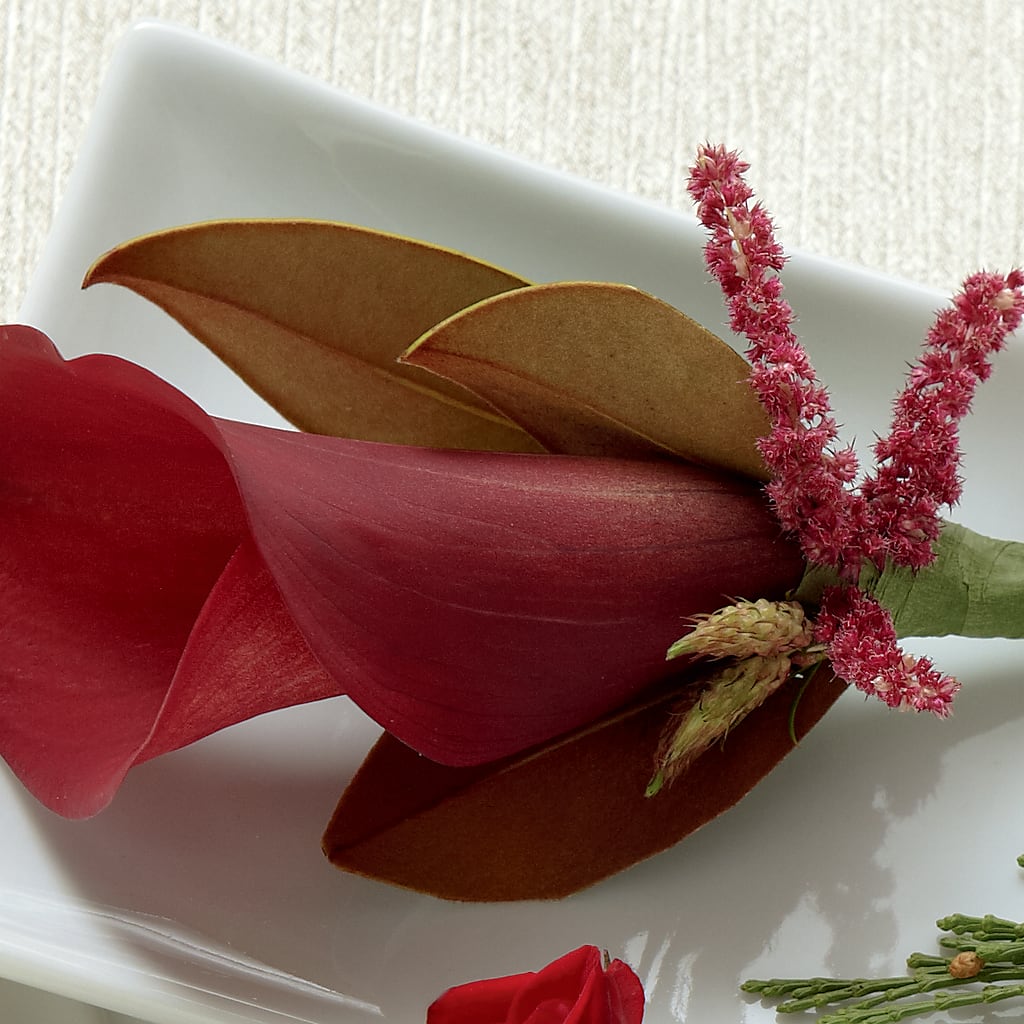 Red Calla Boutonniere –  Magical Flowers, Naples FL