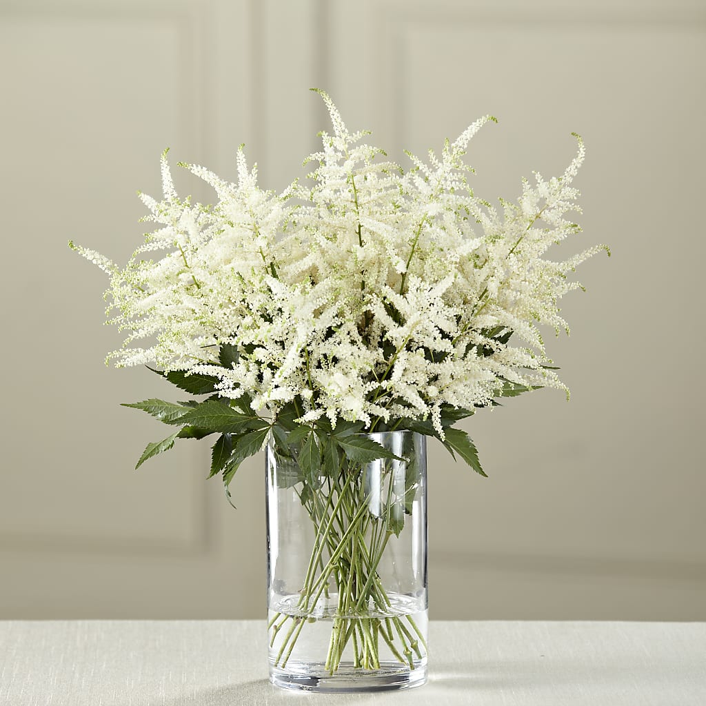 White Astilbe Bouquet –  Magical Flowers, Naples FL