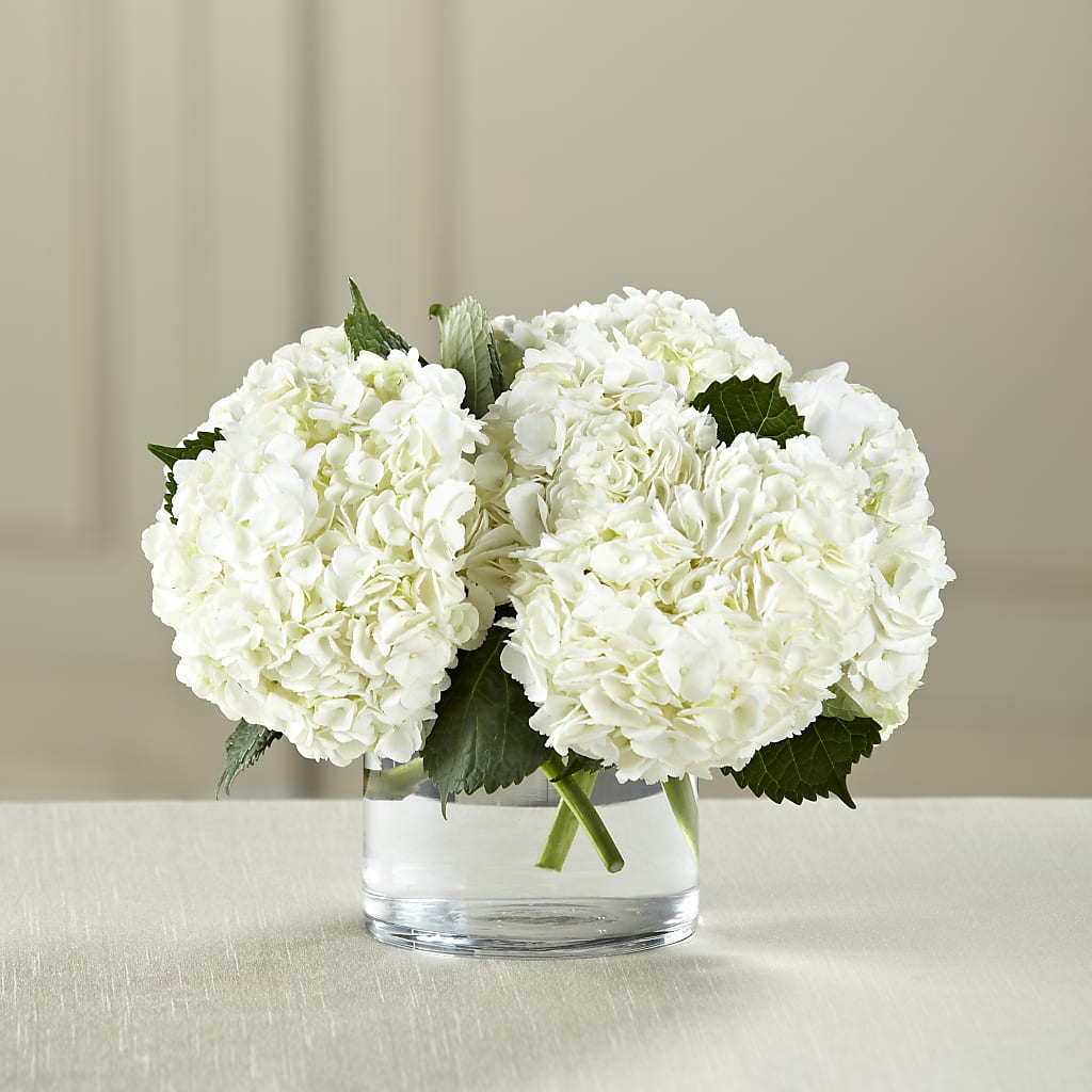 White Hydrangea Bouquet –  Magical Flowers, Naples FL